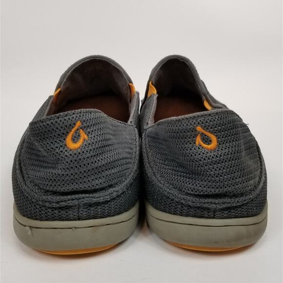 Olukai Nohea Mesh Men's Slip Ons Loafers Moc Gray Size 12 - Picture 3 of 9